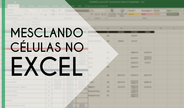 Banner Mesclando células no Excel