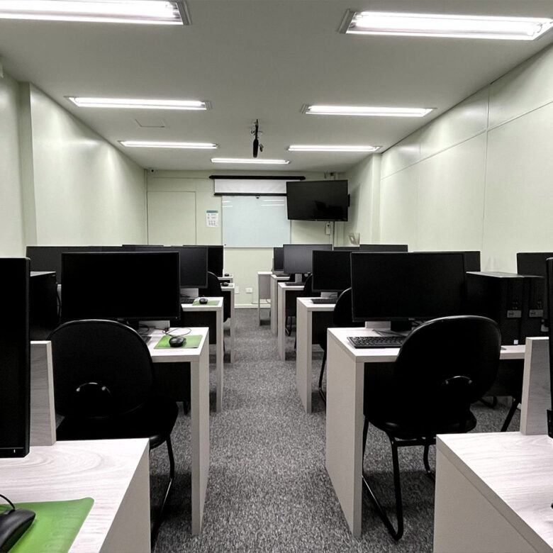 Foto sala de aula Green
