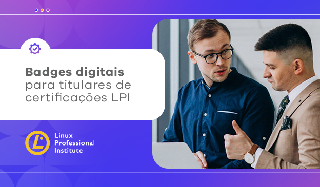 Banner Badges digitais para titulares de certificações LPI