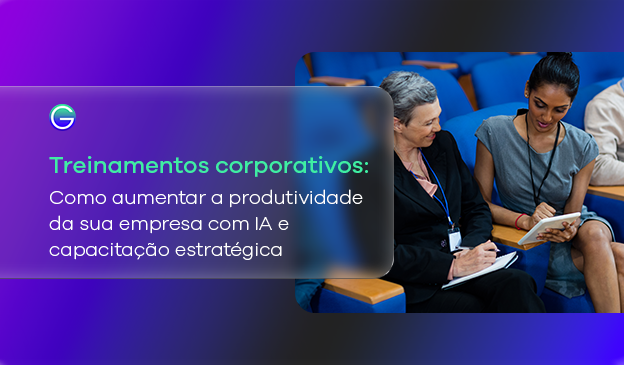 Banner Treinamentos corporativos: aumente a produtividade da sua empresa